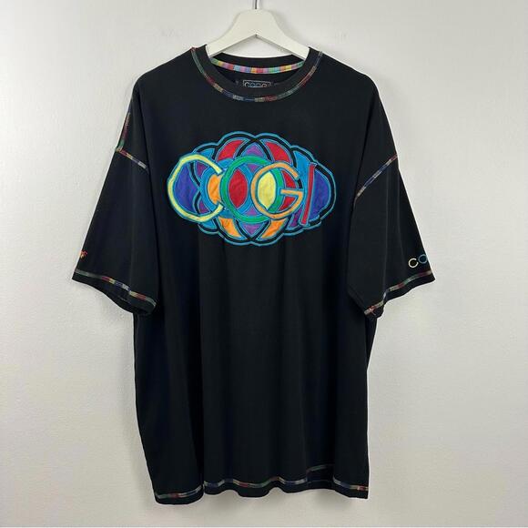 COOGI Other - Vintage Coogi Embroidered Logo Black Shirt Men's Size XXL